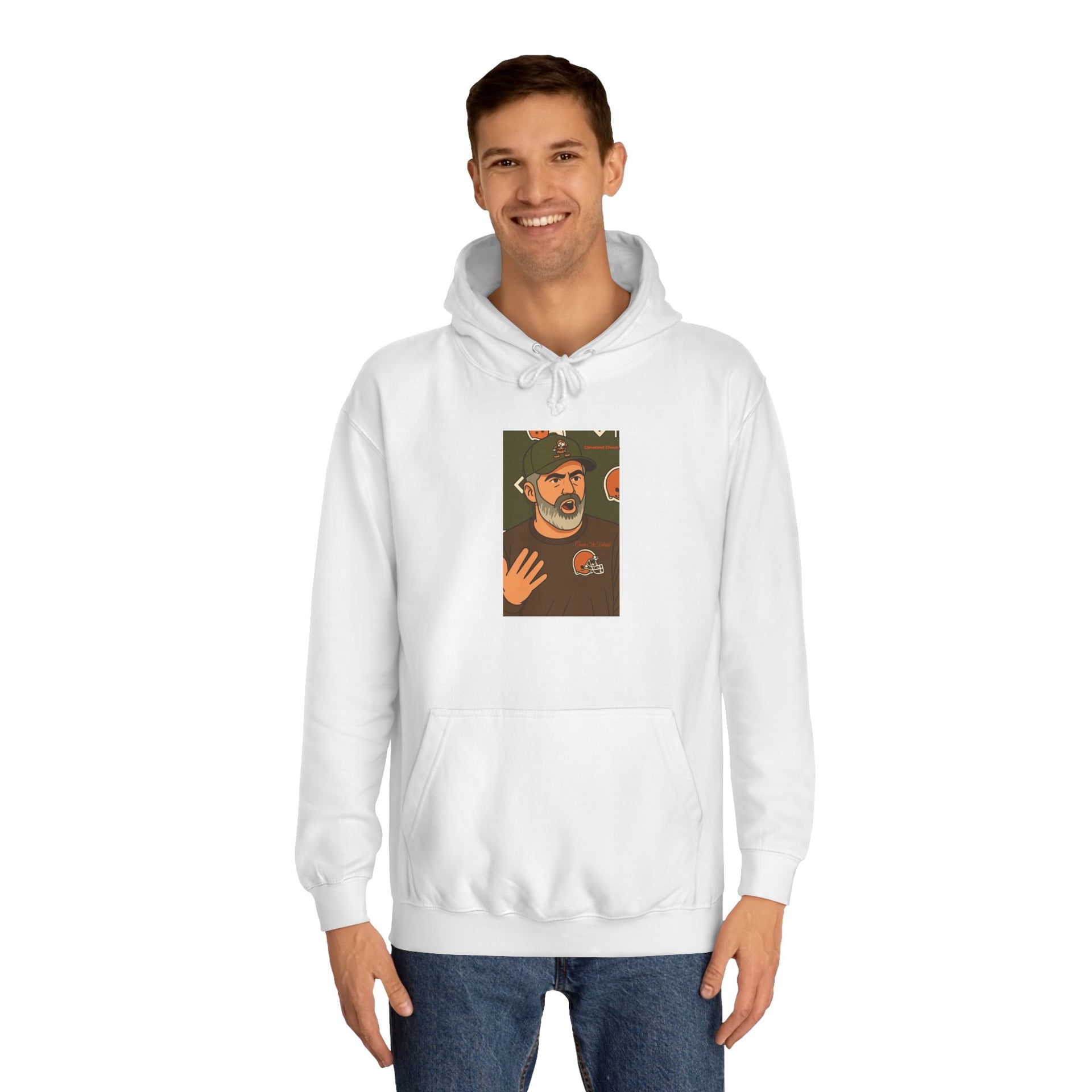 StaFakeski Hoodie with Unique Graphic Design, Comfortable Sweatshirt for Students, Perfect for Campus Life, Fall Fashion, Gift Idea