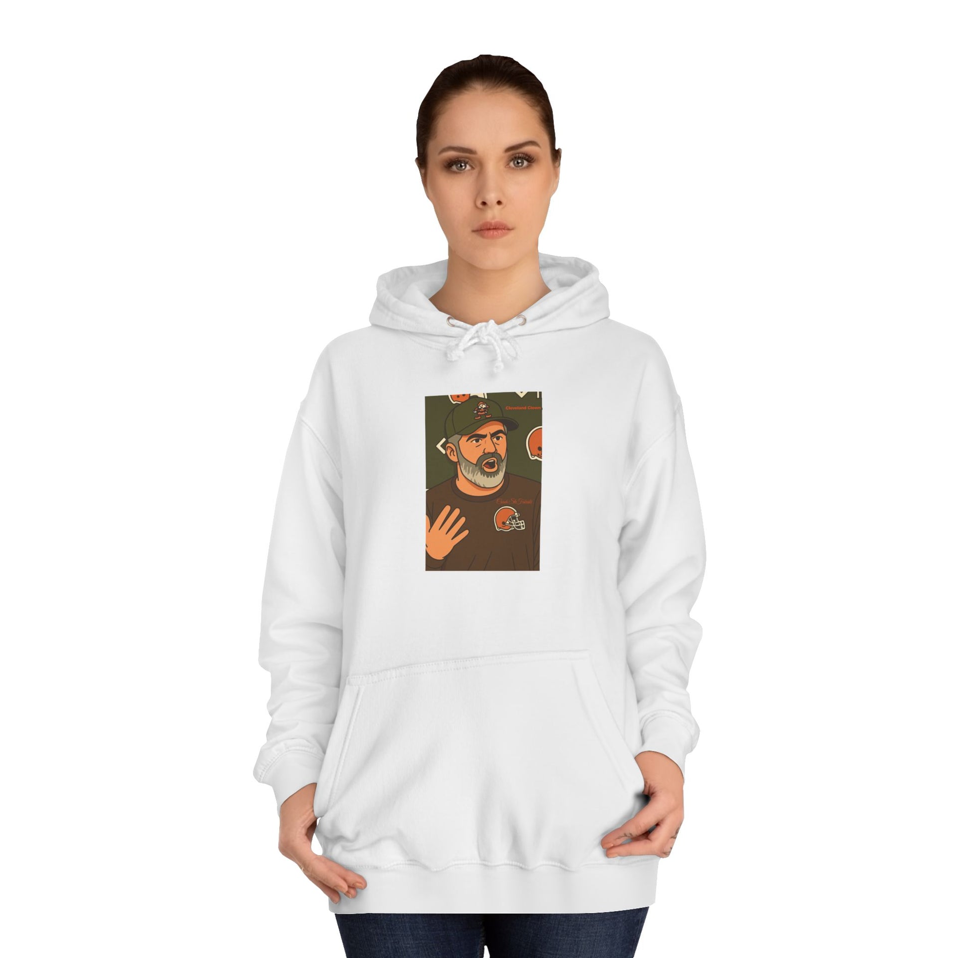 StaFakeski Hoodie with Unique Graphic Design, Comfortable Sweatshirt for Students, Perfect for Campus Life, Fall Fashion, Gift Idea