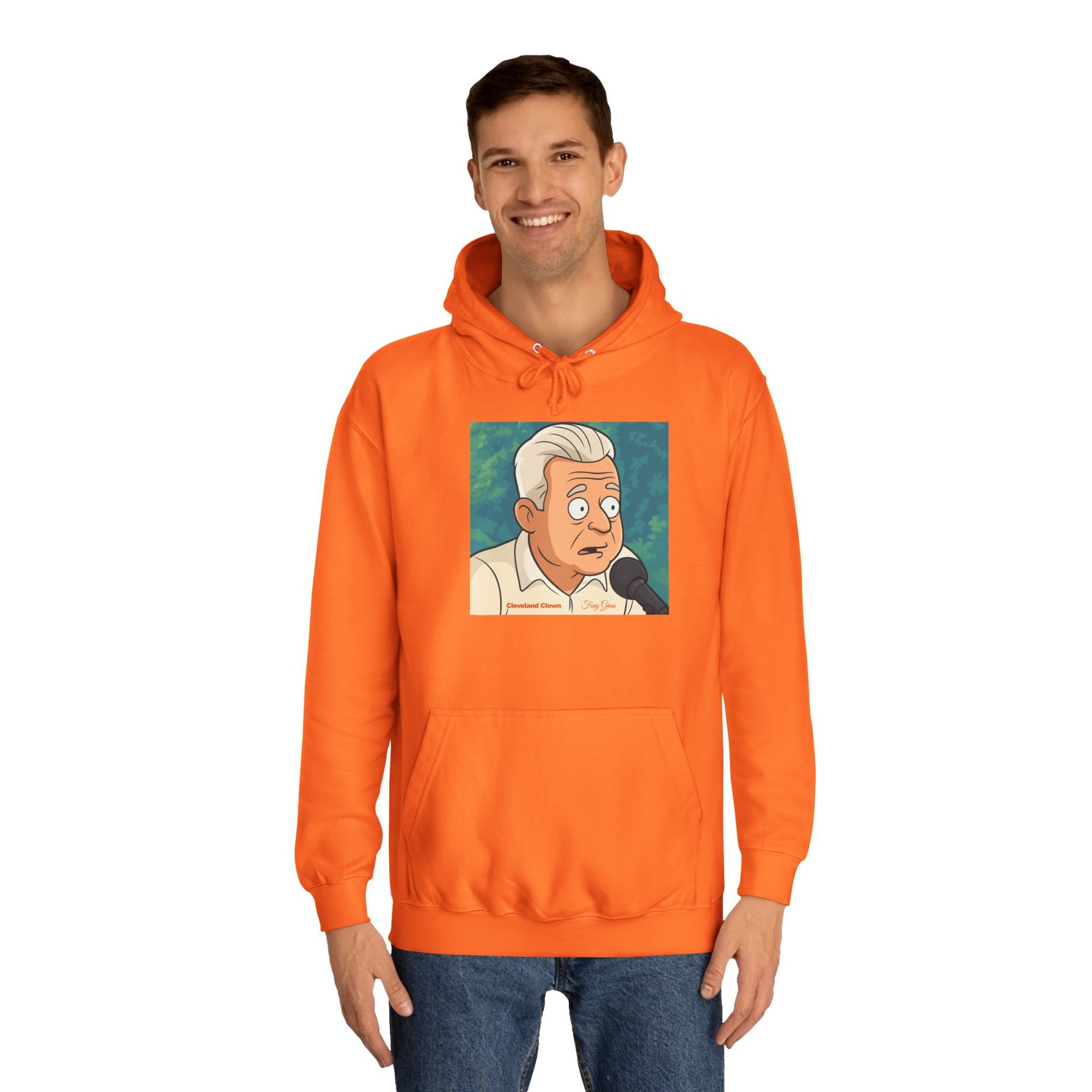 Fony Gross Hoodie with Character Design, Cozy Casual Wear, College Student Sweatshirt, Great for Gifts and Parties