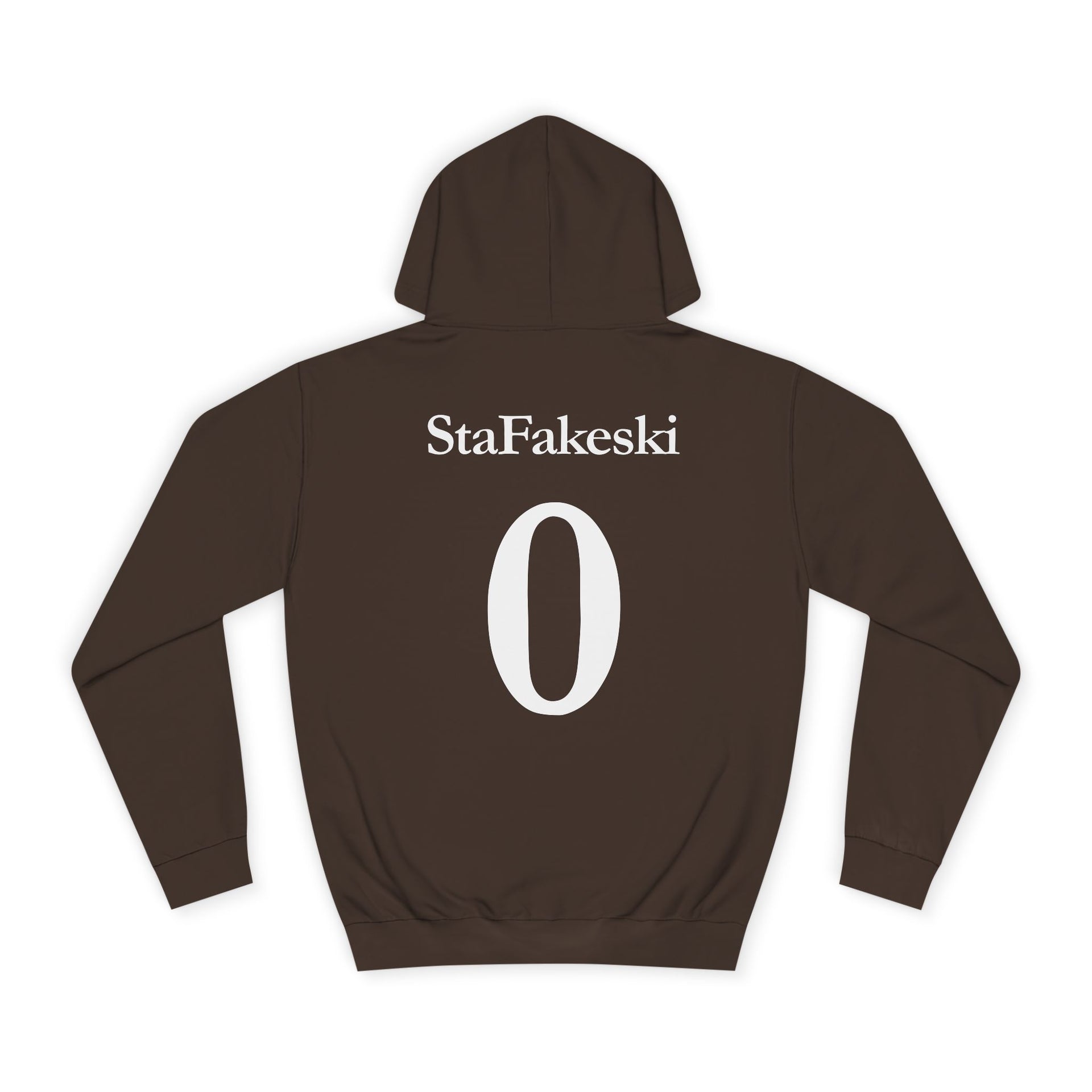 StaFakeski Hoodie, Comfortable College Gear, Trendy Layering Piece, Unique Gift for Students, Cozy Casual Wear