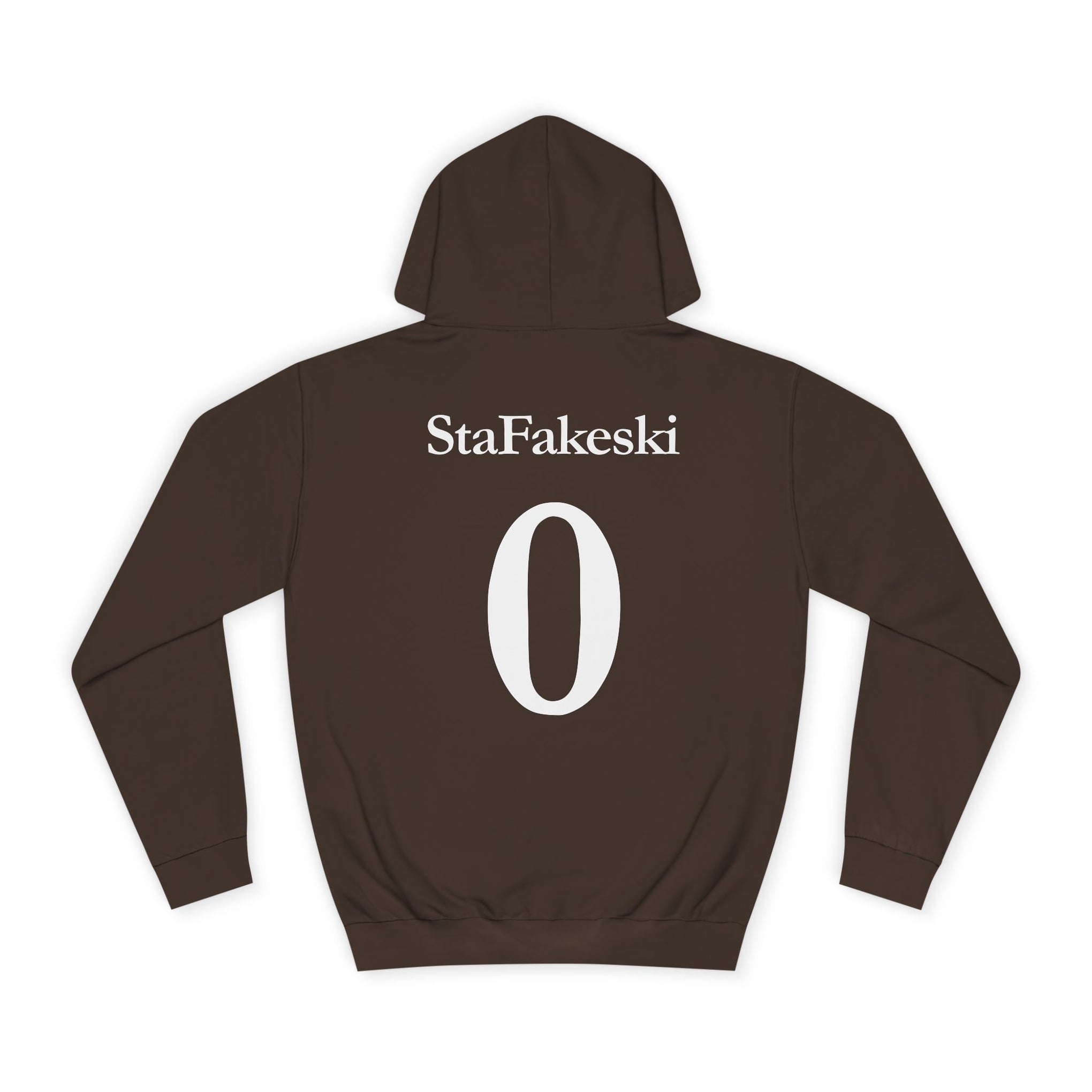 StaFakeski Hoodie, Comfortable College Gear, Trendy Layering Piece, Unique Gift for Students, Cozy Casual Wear