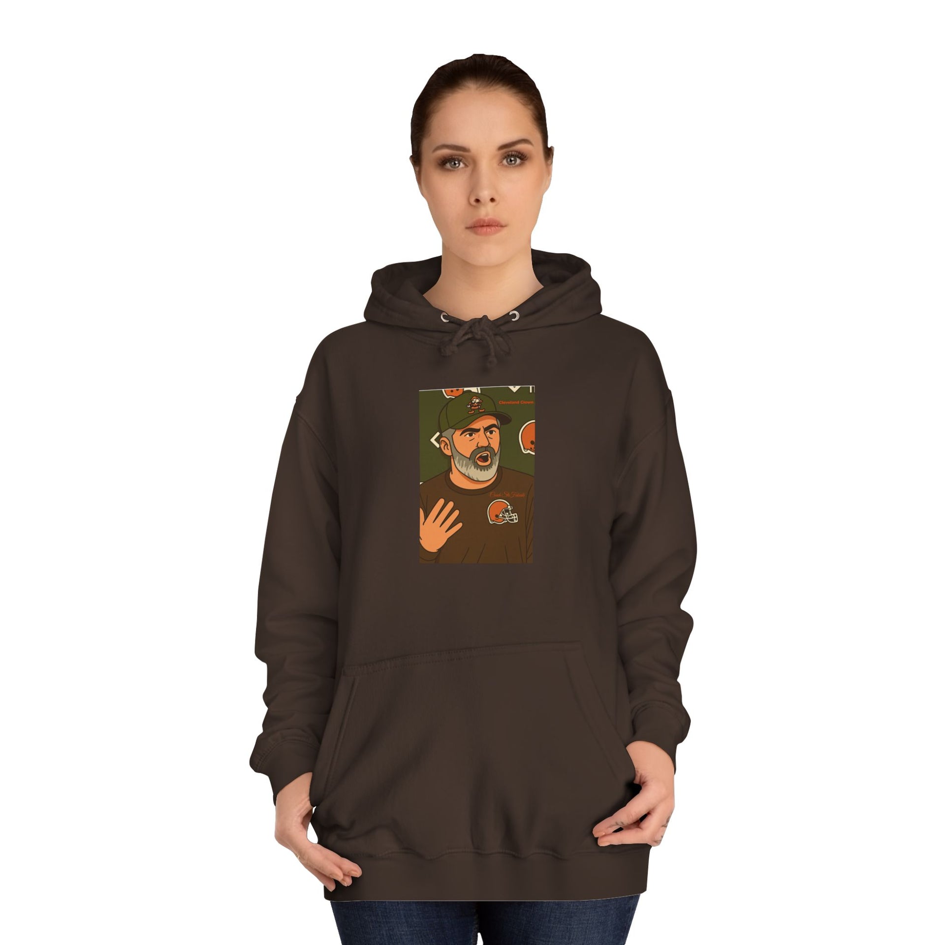 StaFakeski Hoodie with Unique Graphic Design, Comfortable Sweatshirt for Students, Perfect for Campus Life, Fall Fashion, Gift Idea