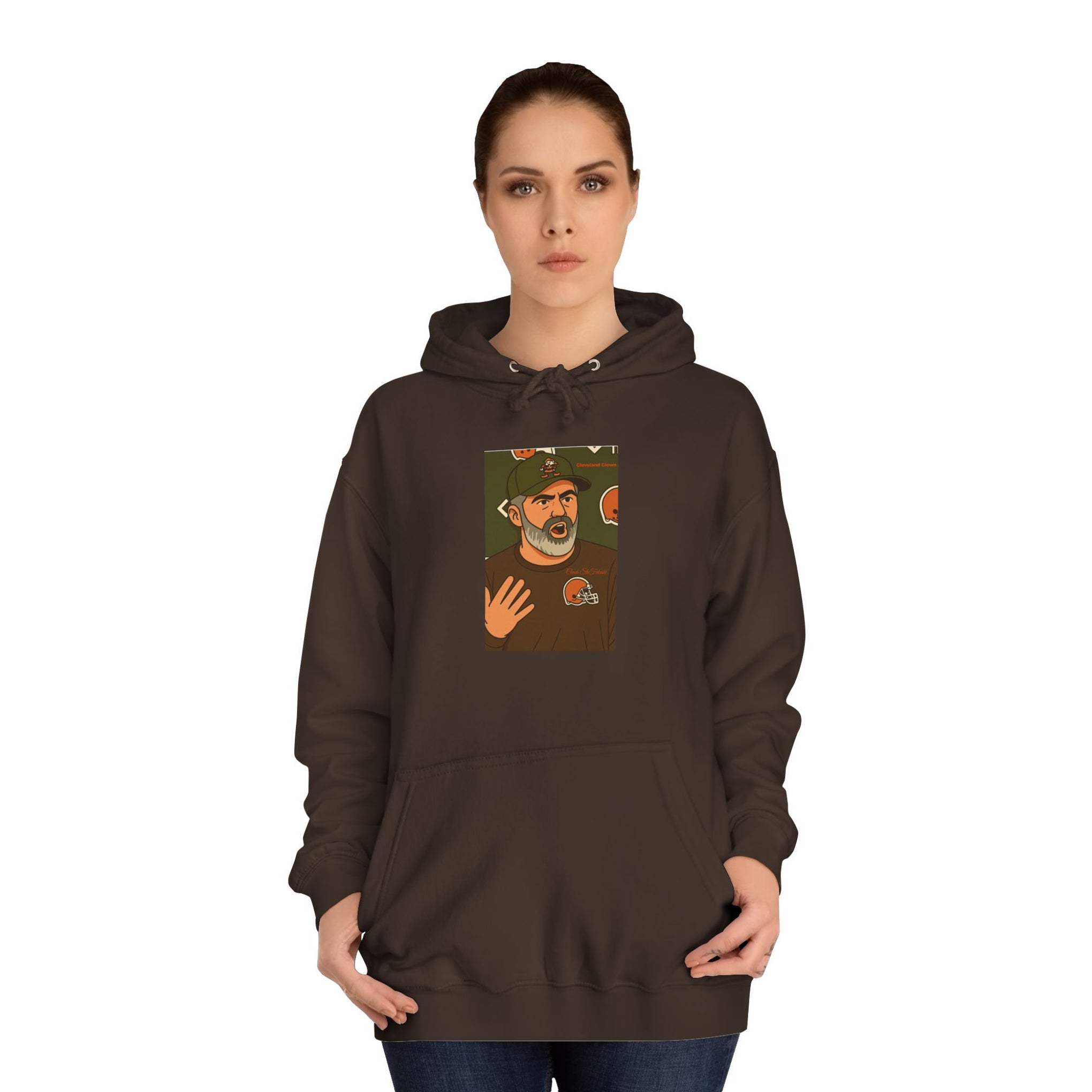 StaFakeski Hoodie with Unique Graphic Design, Comfortable Sweatshirt for Students, Perfect for Campus Life, Fall Fashion, Gift Idea