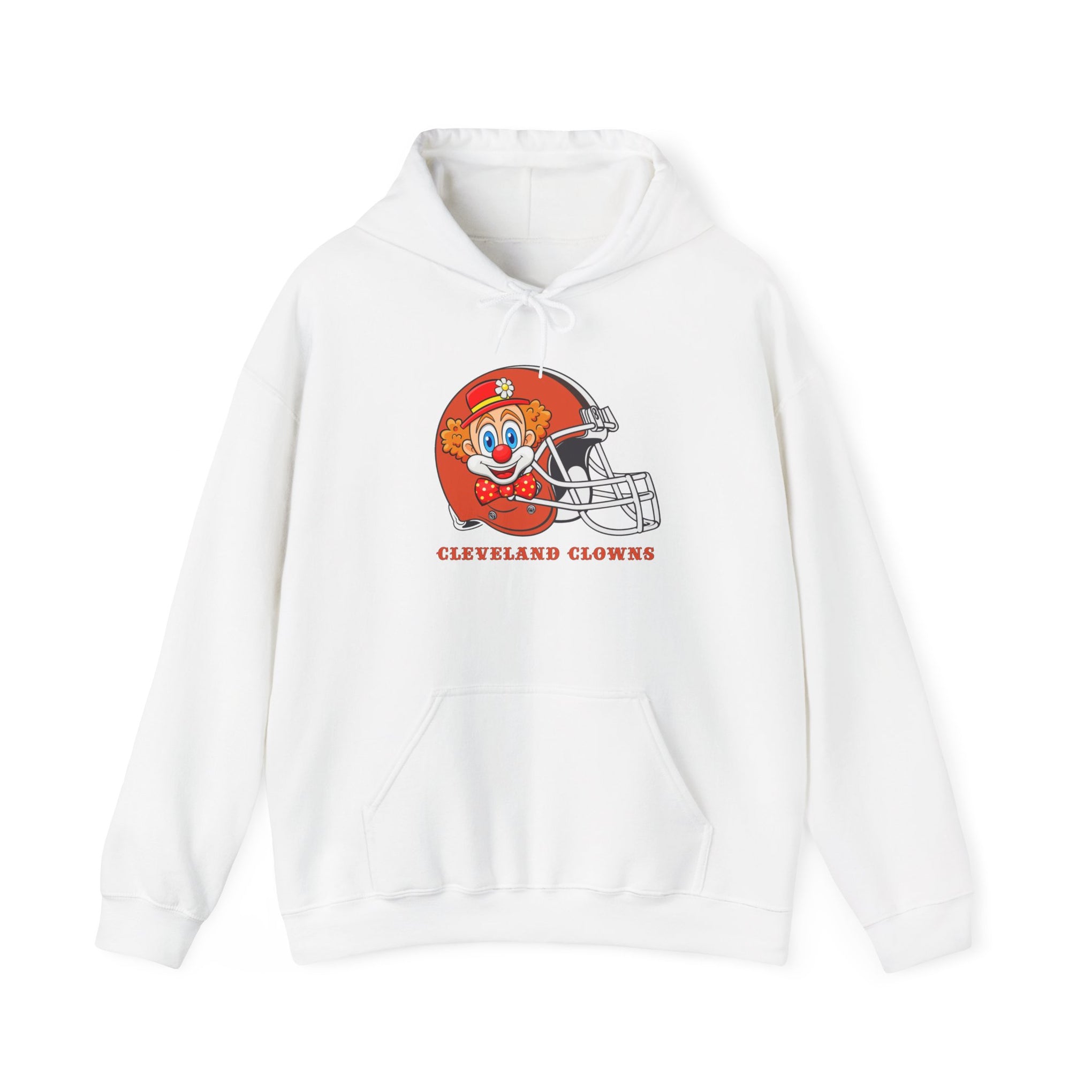 Cleveland Clowns Retro Hoodie, Unisex Sports Sweatshirt, Football Fan Gift, Cozy Apparel, Game Day Outfit, Fun Athletic Wear